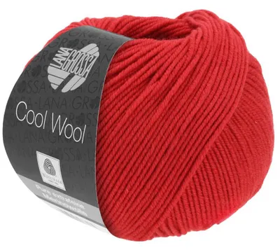 Produktbild von Lana Grossa - Cool Wool 0437 karminrot