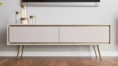 Produktbild von FurMeb24 TV-Lowboard TORI 150 x 50 cm - Cashmere