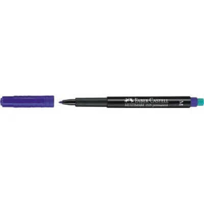 Produktbild von FABER-CASTELL Marker Multimark permanent M blau