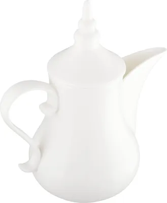 Produktbild von Wilmax Arabische Kaffeekanne 1000 ml Weiß Porzellan WL-994040/1C