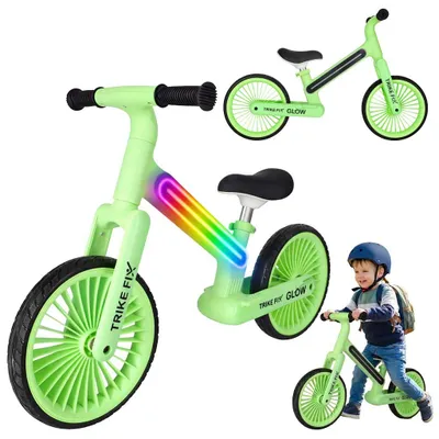 Produktbild von Trike Fix Glow LED Laufrad, neongrün