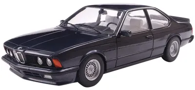 Image de BMW 635 CSI, couleur bleu Macao, échelle 1/18, année 1984