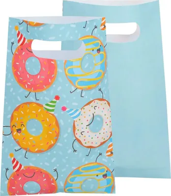 Produktbild von 10 Happy Donut Geschenktüten 23cm