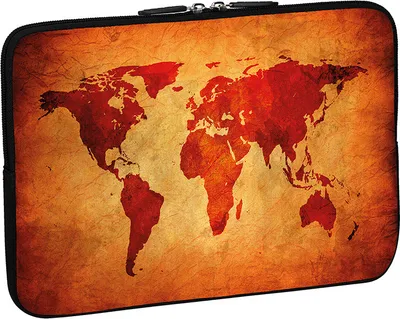 Produktbild von PEDEA Design Schutzhülle: brown global map 15,6