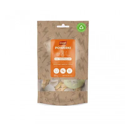 Produktbild von Tropische Fruchtmischung Für Papageien, Nager Und Kaninchen - Gefriergetrocknet 20G