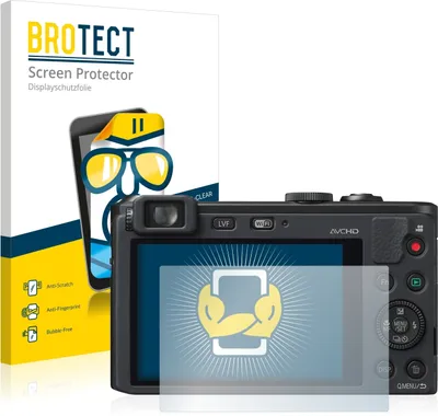 Produktbild von 2x Für Panasonic Lumix DMC-LF1 Schutzfolie BROTECT Displayschutz Display Schutz Folie Klar Transparent