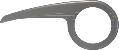Image de Protection de chaîne Hebie 1 aile 42 dents,argent,210mm,p. Dérailleur