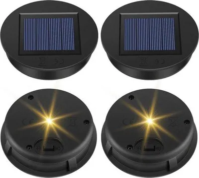 Immagine prodotto di Coperchio di ricambio per lampade solari con luce LED da 8 cm, set impermeabile