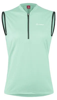 Productafbeelding van Loeffler fietsshirt, mouwloos shirt, model W Bike, kleur: groen