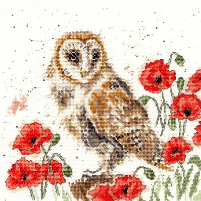 Produktbild von Bothy Threads Kreuzstich-Set "Der Ausblick", 26x26cm, XHD7, Zählmuster