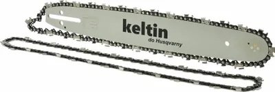 Obrázek produktu pro KELTIN Vodící lišta pro řetězové pily a 2 řetězy 15" 0,325" 1,5mm 64z K02410