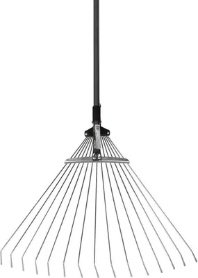 Produktbild von PROREGAL Laubharke R120 mit teleskopischer Griff