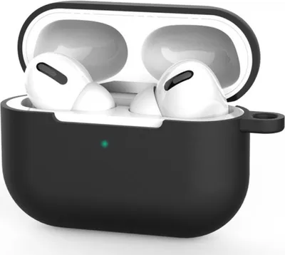 Zdjęcie produktu dla Etui ochronne z oczkami do AirPods Pro 1. i 2. generacji, kolor czarny