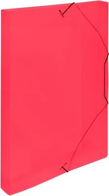 Immagine prodotto di Scatola in PP con gomma A4 - Linee rosse
