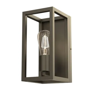 Immagine prodotto di Applique Frame in titanio dorato 1xE27x15W in metallo, dimensioni: 30x15x17 cm, IP20, Luminex