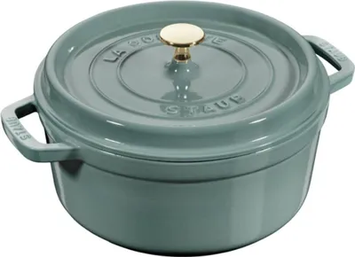 Produktbild von STAUB Cocotte Rund 26 cm Eukalyptus