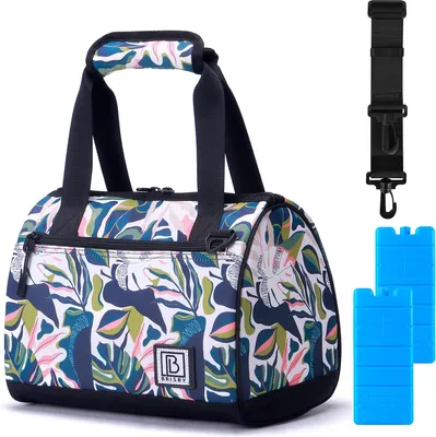 Produktbild von Brisby 4-lagige isolierte Kühltasche – Lunchtasche 10 Liter – Botanischer Garten