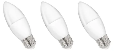 Produktbild von Spectrum E27 LED-Lampe B35 8W 710lm 3000K warmweiß 3 Stück