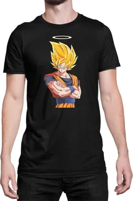 Immagine prodotto di Maglietta da uomo Dragon Anime Manga Ball Z Goku 31, Man S , Noir