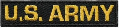 Produktbild von AUFNÄHER - U.S. ARMY - 03090 - Gr. ca. 9 x 2 cm - Patches Stick Applikation