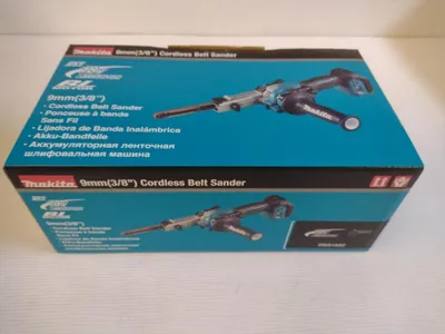 Produktbild von Makita DBS180Z, Feinschleifer, Schwarz, Blau, 600 m/min, 1700 m/min, 17/22 mm, 77 dB