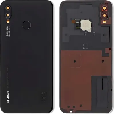 Produktbild von Original Huawei P20 Lite ANE-LX1 Akkudeckel mit Kameraglas/Sensor Midnight Black Neu
