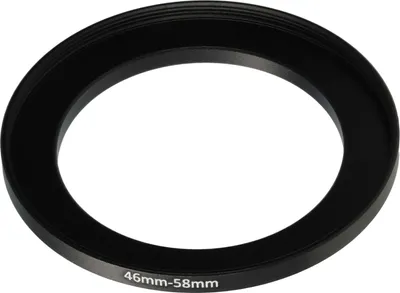 Produktbild von vhbw Step-Up-Ring Adapter 46mm - 58mm für Kamera Objektiv - Filteradapter, Metall Schwarz
