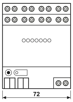 Productafbeelding van JUNG Binaire ingang 2128REG, KNX, 8-kanaals