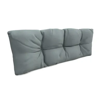 Image de POKAR Coussin pour palette avec belle surpiqûre Garniture canapé-palette, Taille:Coussin arrière 120 x 40, Couleur:Bleu