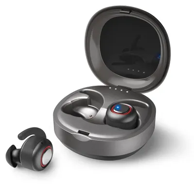 Produktbild von dodocool True Wireless Stereo-Ohrhoerer Easy-Pair-Kopfhoerer mit Ladebox Unterstuetzung Siri und Google Assistant Mini Sweatproof Sport-Ohrhoerer mit Mikrofon Freisprechfunktion Rauschunterdrueckung fuer Mobiltelefon Schwarz