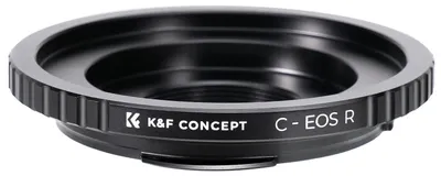 Obrázek produktu pro Adaptér objektivu C-Mount – Adaptér pro připojení objektivů C-Mount (pro CCTV/kinematografii) k bezzrcadlovým fotoaparátům s bajonetem RF – manuální ostření