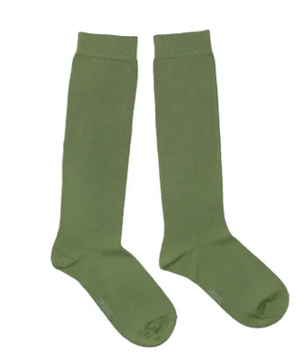 Produktbild von Damen Kniestrümpfe Einfarbig Natur Lichen Größe 35-38