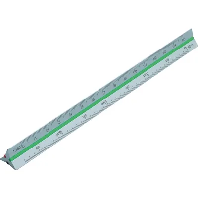 Produktbild von Rumold Präzisions-Dreikant-Maßstäbe 195, 15 cm