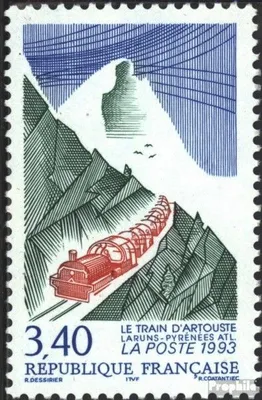 Produktbild von Briefmarken Frankreich 1993 Mi 2962 (kompl.Ausg.) postfrisch Kleinbahn