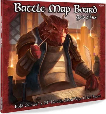 Produktbild von Loke Battlemats Battle Map Board Grid & Hex - Tabletop-Rollenspiel-Zubehör - ENG Edition