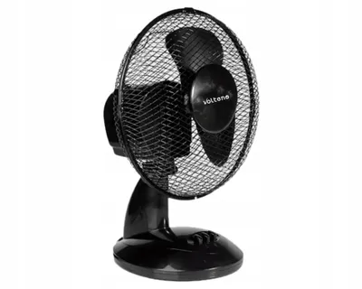 Obrázok produktu pre Stolný ventilátor čierny 23 cm
