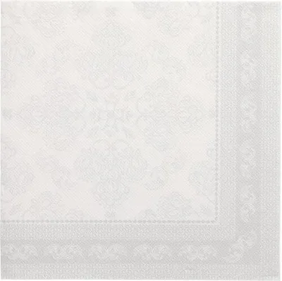 Produktbild von Servietten "ROYAL Collection" 1/4-Falz 40 cm x 40 cm weiss "Arabesque"