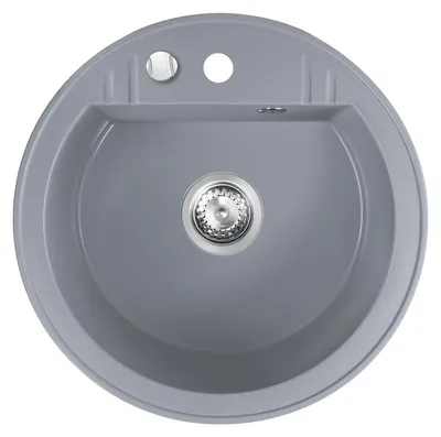 Immagine prodotto di Novaservis Lavelli - Lavello in granito, diametro 510 mm, grigio DRGM1/51GA