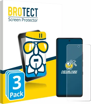 Produktbild von 3x BROTECT Schutzglas für TCL 50 Pro NXTPaper 5G Schutzfolie Panzer Folie Glas Display Schutz klar