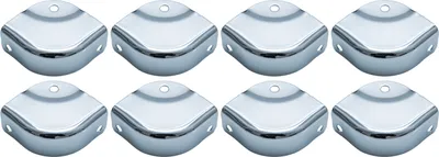 Produktbild von HMF 14960-09 Runder Eckenschutz für Koffer, 8 Stück, 32 x 32, Silber verzinkt