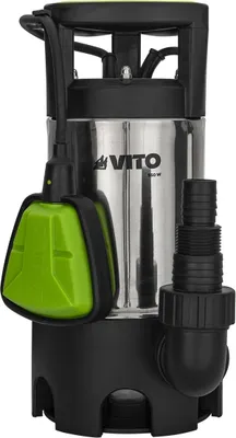 Image de Pompe de relevage Eaux usées 550W Cuve Inox Submersible avec flotteur Alimentation 10m VITO