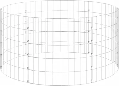 Zdjęcie produktu dla Okrągły słup gabionowy, galwanizowana stal, Ø100x50 cm