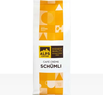 Produktbild von Alps Coffee Cafe Creme Schümli Espresso 1kg Kaffeebohnen