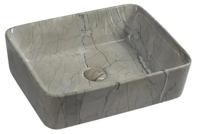 Productafbeelding van Sapho DALMA keramische wastafel, 48x38 cm, grijs