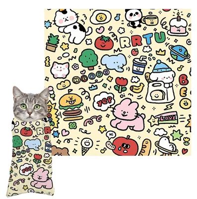 Imagen del producto de Solidchoice: Toallitas para el cuidado de gatos con diseño antiescapes
