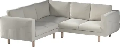 Produktbild von Dekoria Bezug für Norsborg 4-Sitzer Ecksofa, grau, Norsborg 4-Sitzer Ecksofabezug