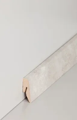 Produktbild von Sockelleiste MDF 15 x 40 x 2500 mm Mamor zum Kleben, Clipsen, Schrauben & Nageln MDF-Kern foliert Fußleiste by PROVISTON 62.5 Meter | 25 Stück