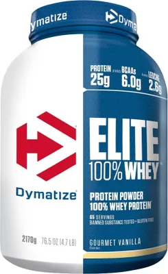 Immagine prodotto di Dymatize 100% Elite Whey - 2170 g Gourmet Vanilla