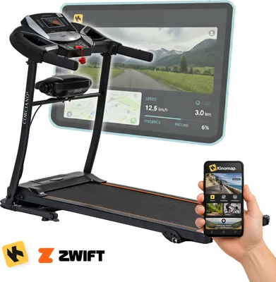 Obrázek produktu pro Elektrický běžecký pás TRENTO 501D Skládací s masážním přístrojem APP CORCIANO 3HP 120 kg