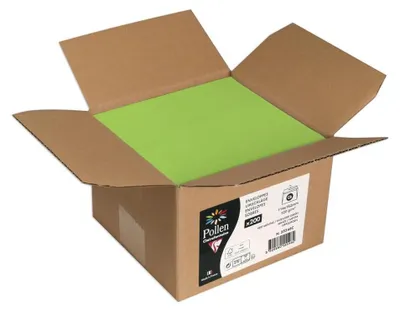 Produktbild von Clairefontaine 55546C, C6 (114 x 162 mm), Grün, 120 g/m², 162 mm, 114 mm, 20 Stück(e)